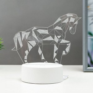 Светильник сенсорный "Лошадь" LED 3 цвета от USB