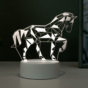 RISALUX Светильник сенсорный &quot;Лошадь&quot; LED 3 цвета от USB