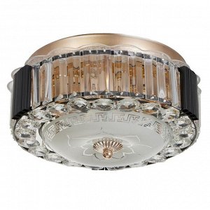 Люстра 1400/1 LED 30Вт 3000-6000К черный 30х30х10 см