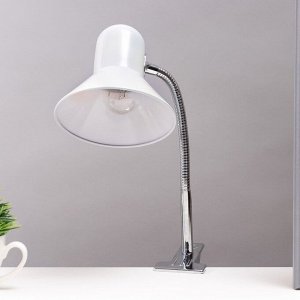 Настольная лампа 16671/1WT E27 40Вт белый 13,5х13х33 см
