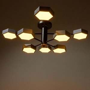 Люстра 1318/10GR LED 240Вт 3000-6000К серый 87х90х25 см