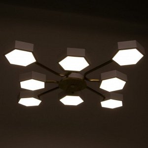 Люстра 1317/8ET LED 192Вт 3000-6000К белый 83х83х13 см