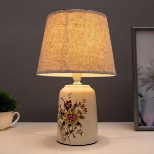 Настольная лампа 16811/1 E14 40Вт белый h.30см