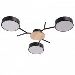 Люстра 1319/3BK LED 72Вт 3000-6000К черный 71х55х5 см