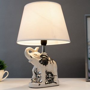 Лампа настольная "Белый слон" 22,5х22,5х32см