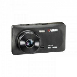 Видеорегистратор ARTWAY AV-535 FullHD, WDR, 2 Мп, 1920х1080, обзор 170°, экран 3,2", 2 камеры
