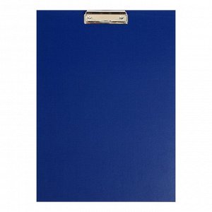 Планшет с зажимом А3, 420 х 300 мм, бумвинил, цвет синий (клипборд)