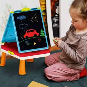 Столик-мольберт для творчества детский/Детская доска для рисования