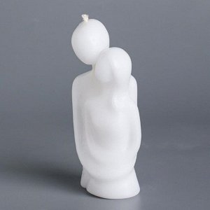 Свеча фигурная "Влюбленные", 12 см, белая