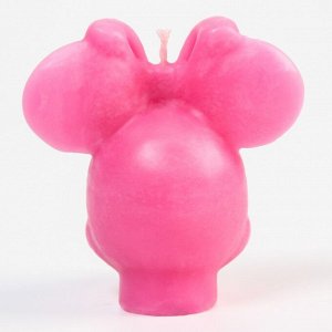 Свеча ароматическая, Минни Маус, розовая