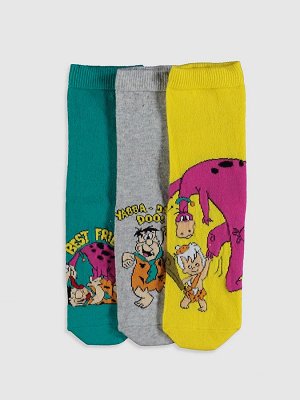 Носки для мальчиков Flintstones, 3 шт.