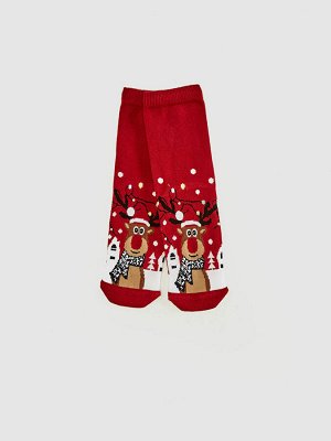 Новогодние носки до щиколотки в мешочке для мальчиков