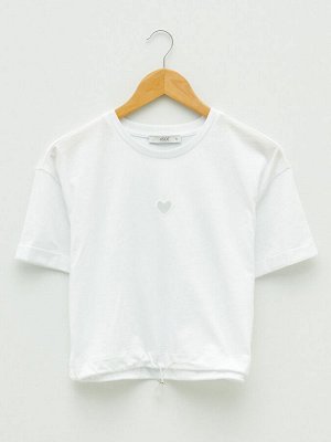 XSIDE Хлопковая женская футболка с короткими рукавами и вышивкой