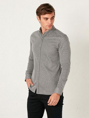 Рубашка c длинным рукавом Slim fit