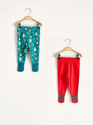 Новогодняя пижама-низ для малышей-мальчиков, 2 шт.