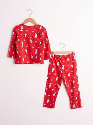 Пижама с принтом для малышей-мальчиков