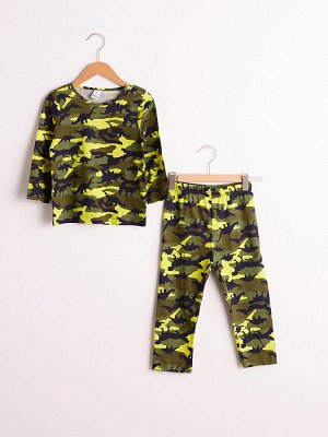Пижама с принтом для малышей-мальчиков