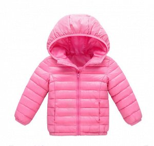 Детская демисезонная куртка для девочки, цвет нежно-розовый