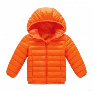 Детская демисезонная куртка, цвет оранжевый