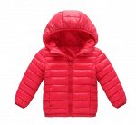 Детская демисезонная куртка, цвет красный