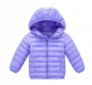 Детская демисезонная куртка, цвет светло-фиолетовый