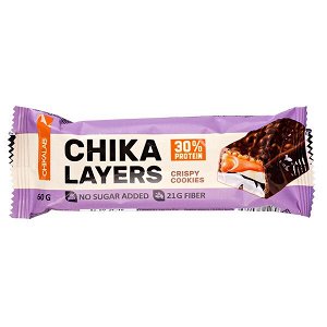 Батончик CHIKA LAYERS глазированный Crispy Cookies 60 г 1 уп.х 20 шт.