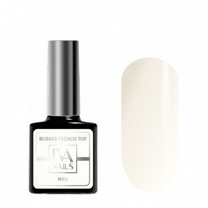 IVA Nails, Молочный топ без липкого слоя Rubber Top MILK, 8мл