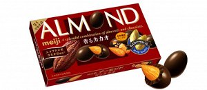 Шоколад Meiji с цельным миндалем в ароматном какао