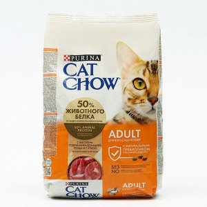 Сухой корм CAT CHOW для кошек, утка, 1.5 кг