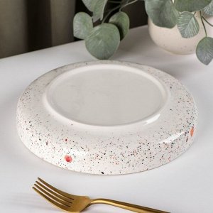 Тарелка десертная «Алиса», d=20,8 см, цвет белый