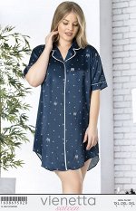 Халат рубашка короткий рукав КОРОЛЕВА