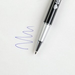 Ручка металл с колпачком «Сила России в единстве ЕЁ НАРОДА», фурнитура серебро