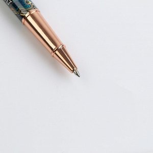 Ручка металл с колпачком «Красота, рожденная русской душой», фурнитура золото
