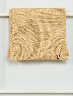 Трикотажный шарф made in France