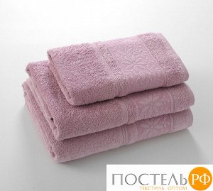ФлрРк1015500 Флорида розово-коричневый 100*150 махровое полотенце Г/К 500 г Махровые изделия Comfort Life
