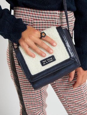 Дамская сумочка с искусственным мехом