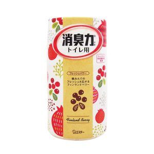 127498  "ST" "Shoushuuriki" Жидкий  дезодорант – ароматизатор для туалета с ароматом финской ягоды 400мл. 1/18