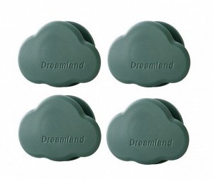 Фиксаторы для одеяла в виде облака, цвет зеленый (4 шт)