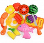 Игрушечные продукты и посуда, 12 предметов