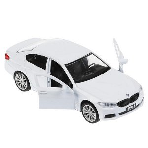 5ER-12-WH Машина металл BMW 5-ER SEDAN M-SPORT 12 см, двери, багаж, бел, кор. Технопарк в кор.2*36шт