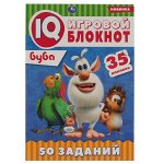 978-5-506-05145-9 Буба  Игровой  IQ  блокнот. 145х210 мм. 64 стр. + 35 наклеек. Умка в кор.50шт