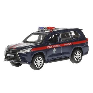 TAHOELX570-12DB12-COP Машина металл CHEVROLET TAHOE/LEXUS LX570 12 см,двери,багаж,инер,ассорт. Технопарк уп-12шт в кор.6уп