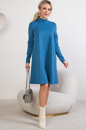Платье Фелина №6. Цвет:синий/люрекс