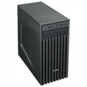 Системный блок VECOM T606 MT, INTEL Pentium Gold G5400, 4 ГБ, 500 ГБ, DVD-RW, DOS, черный