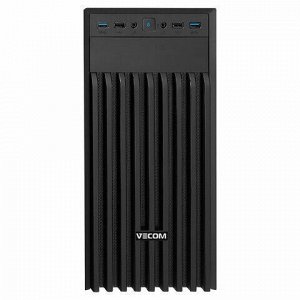 Системный блок VECOM T624 INTEL Core i3-10100 3,6 ГГц, 4 ГБ, 240 ГБ SSD, DOS, черный, 24396