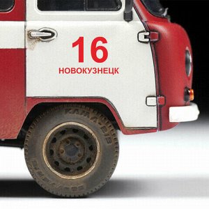 Модель для склеивания АВТО Пожарная служба УАЗ "3909", масштаб 1:43, ЗВЕЗДА, 43001