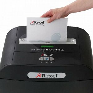 Уничтожитель (шредер) REXEL RDX1850, 3 уровень секретности, фрагменты 4x45 мм, 18 листов, 50 л, 2102421EU