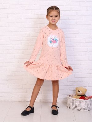Платье Неженка Фламинго дл.рукав