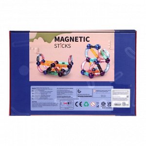 Конструктор магнитный для малышей «Магические палочки», 36 деталей