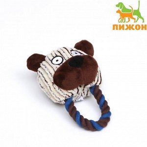 Игрушка текстильная "Мишка на кольце", 15 х 12 см